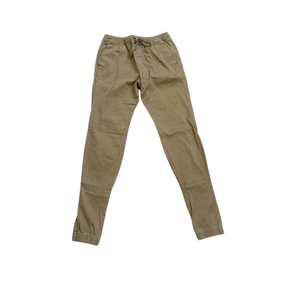 Hollister‎ Mens Stacked Skinny Jogger Pants Tan Size M Advanced Stretch